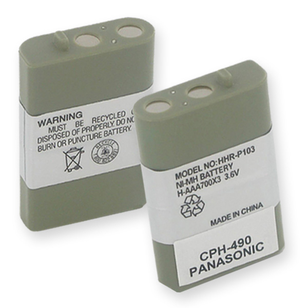 Picture of Empire CPH-490 3.6V Panasonic HHR-P103 Nickel Metal Hydride Battery 700 mAh - 2.52 watt
