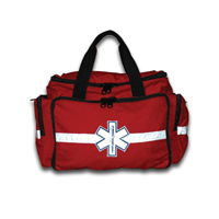 911-82111WP Basic Trauma Bag, Red