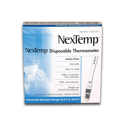922-00076BX100 Disposable Thermometers, Box of 100