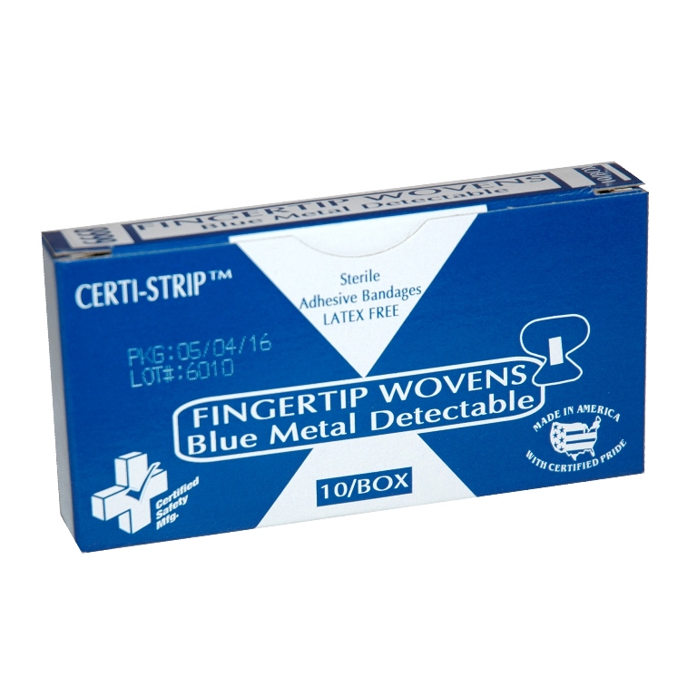 Picture of Certified Safety 922-00117 Unitized Fingertip Bandages&#44; Box of 10