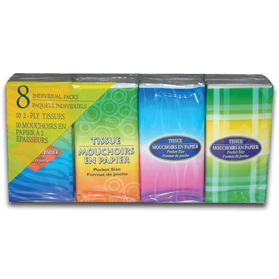 922-10722PK8 Pocket Tissue, Pack of 8