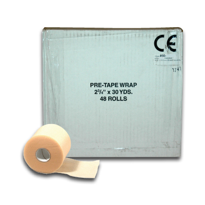 922-10840CS48 2.75 x in. 30 yards Pre Wrap, Tan - Case of 48