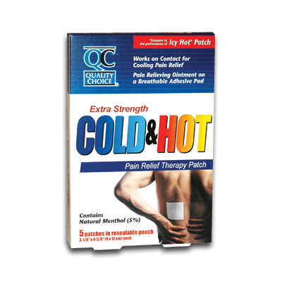 Picture of QC 922-90459 Cold & Hot Pain Relief Therapy Patch Extra Strength&#44; Box of 5