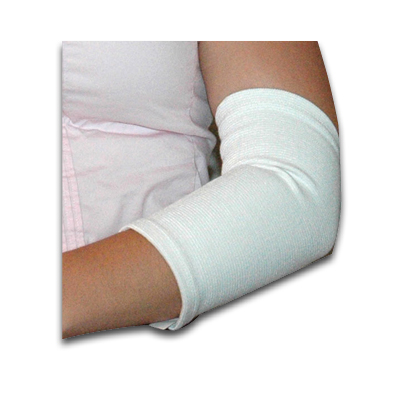 Elastic Elbow Support - Black - Small - Mild Compression for Strains