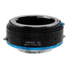 NikG-SnyE-P-Shift Pro Lens Mount Shift Adapter - Nikon Nikkor F Mount G-Type D-SLR Lens To Sony Alpha E-Mount Mirrorless Camera Body