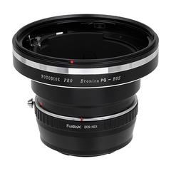 PG-EOS-SnyE-P Pro Lens Mount Adapter - Bronica GS-1 Mount SLR Lens To Sony Alpha E-Mount Mirrorless Camera Body
