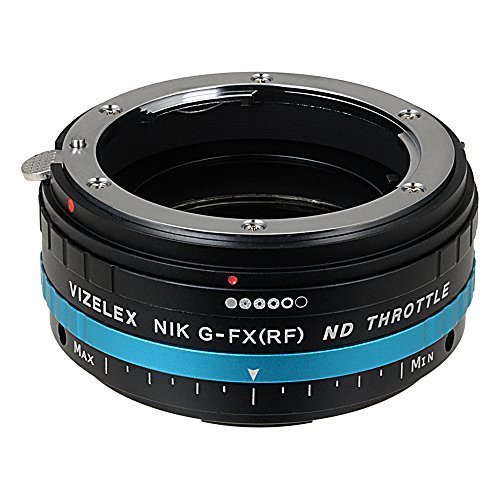 Picture of Fotodiox  Vizelex ND Throttle Lens Mount Adapter - Nikon Nikkor F Mount G-Type D-SLR Lens To Fujifilm X-Series Mirrorless Camera Body with Built in Aperture Control Dial & Variable ND Filter