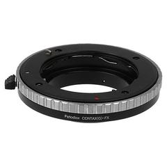 Picture of Fotodiox CntxG-FXRF Lens Mount Adapter - Contax G SLR Lens To Fujifilm X-Series Mirrorless Camera Body