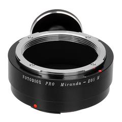MIR-EOSM-P Pro Lens Mount Adapter - Miranda SLR Lens To Canon EOS M Mirrorless Camera Body