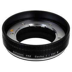 Picture of Fotodiox CntxG-EOSM-P Pro Lens Mount Adapter - Contax G Lens To Canon EOS M Mirrorless Camera Body with Built in Focus Control Dial