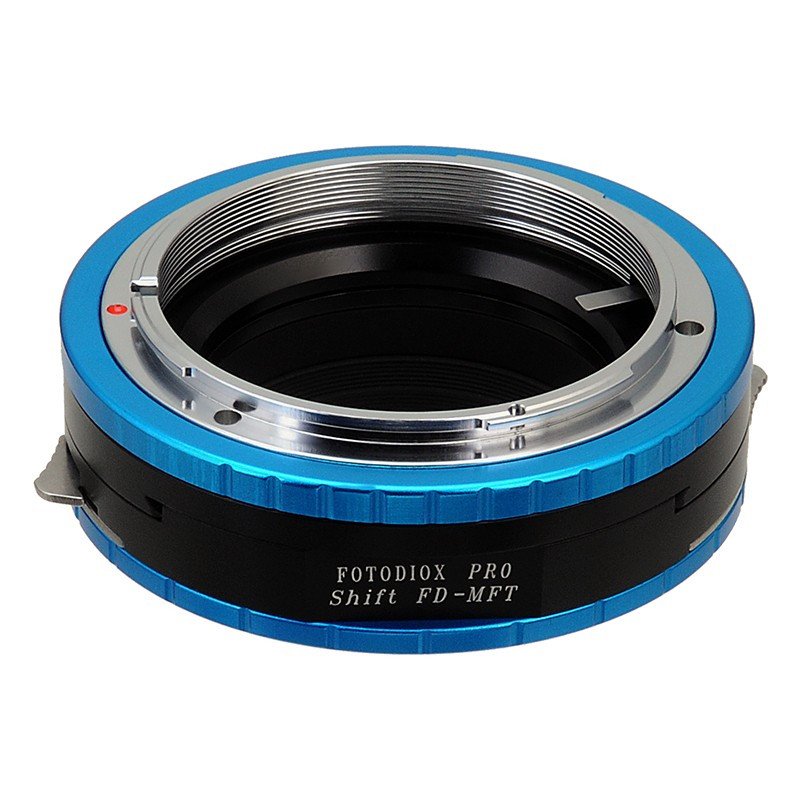 Picture of Fotodiox FD-MFT-P-Shift Pro Lens Mount Shift Adapter - Canon FD & FL 35 mm SLR Lens To Micro Four Thirds Mount Mirrorless Camera Body with Built in Aperture Control Dial