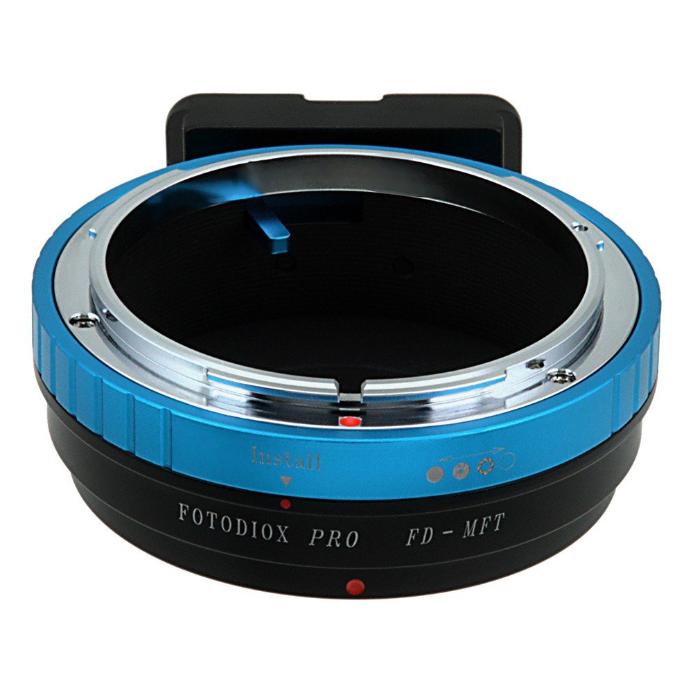 FD-MFT-P Pro Lens Mount Adapter - Canon FD & FL 35 mm SLR Lens To Micro Four Thirds Mount Mirrorless Camera Body with Built in Aperture Control Dial