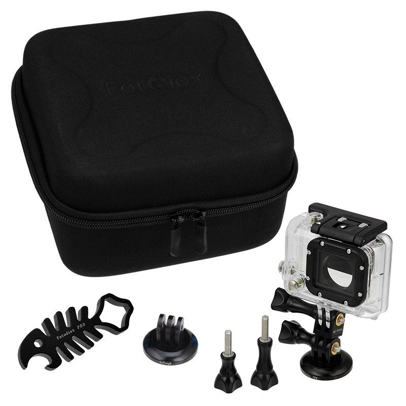Picture of Fotodiox GoTough-Case-Kitx2-Blue Pro GoTough CamCase Double Kit for 2 GoPro Camera&#44; Blue