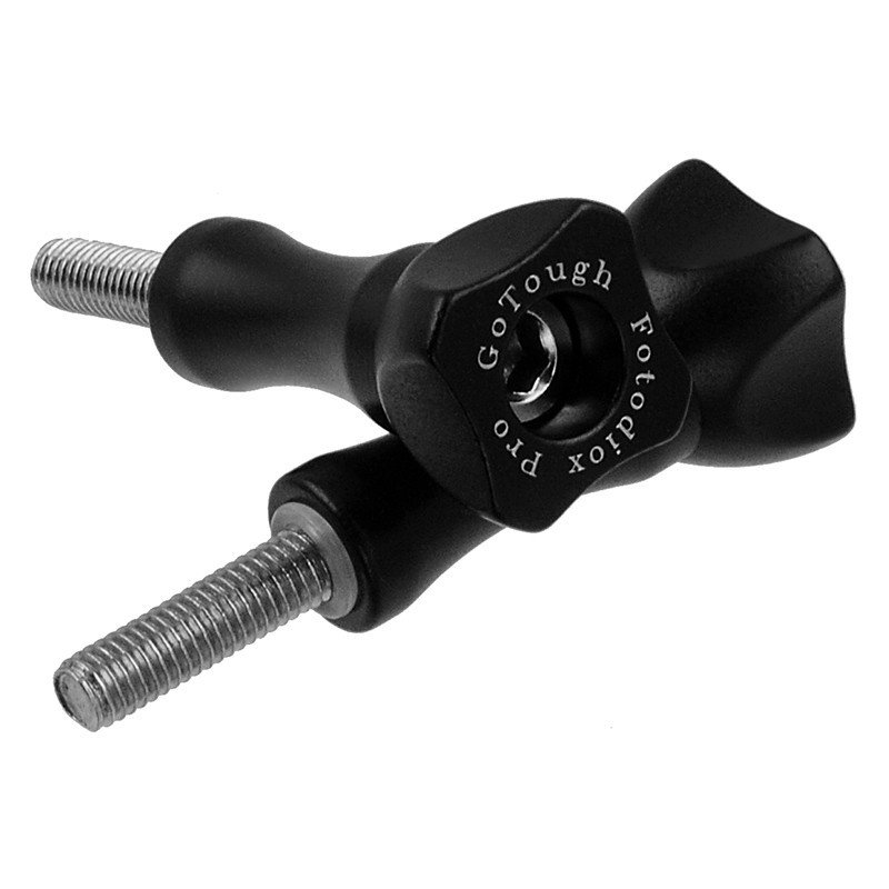 Picture of Fotodiox GoTough-Screw-35mm-Black Pro GoTough Medium Thumbscrew for GoPro Cameras 35 mm Aluminum Bolt Knob with Stainless Screw, Black