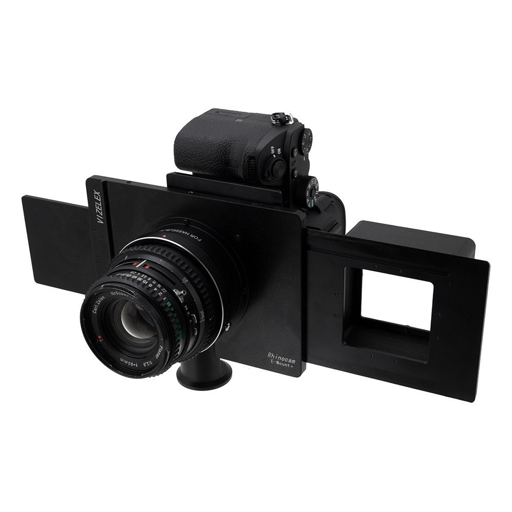 Picture of Fotodiox  Vizelex RhinoCam Plus for Sony Alpha E-Mount Full Frame Mirrorless Camera Body For Shift Stitching 645 & Panoramic Sized Images with Hasselblad V Mount Medium Format Lenses