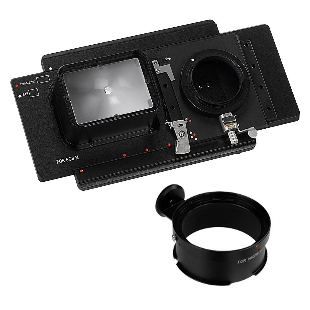 Vizelex RhinoCam for Canon EOS M Mount MILC Cameras - for Shift Stitching 645 & Panoramic Sized Images with Hasselblad V Mount Medium Format Lenses