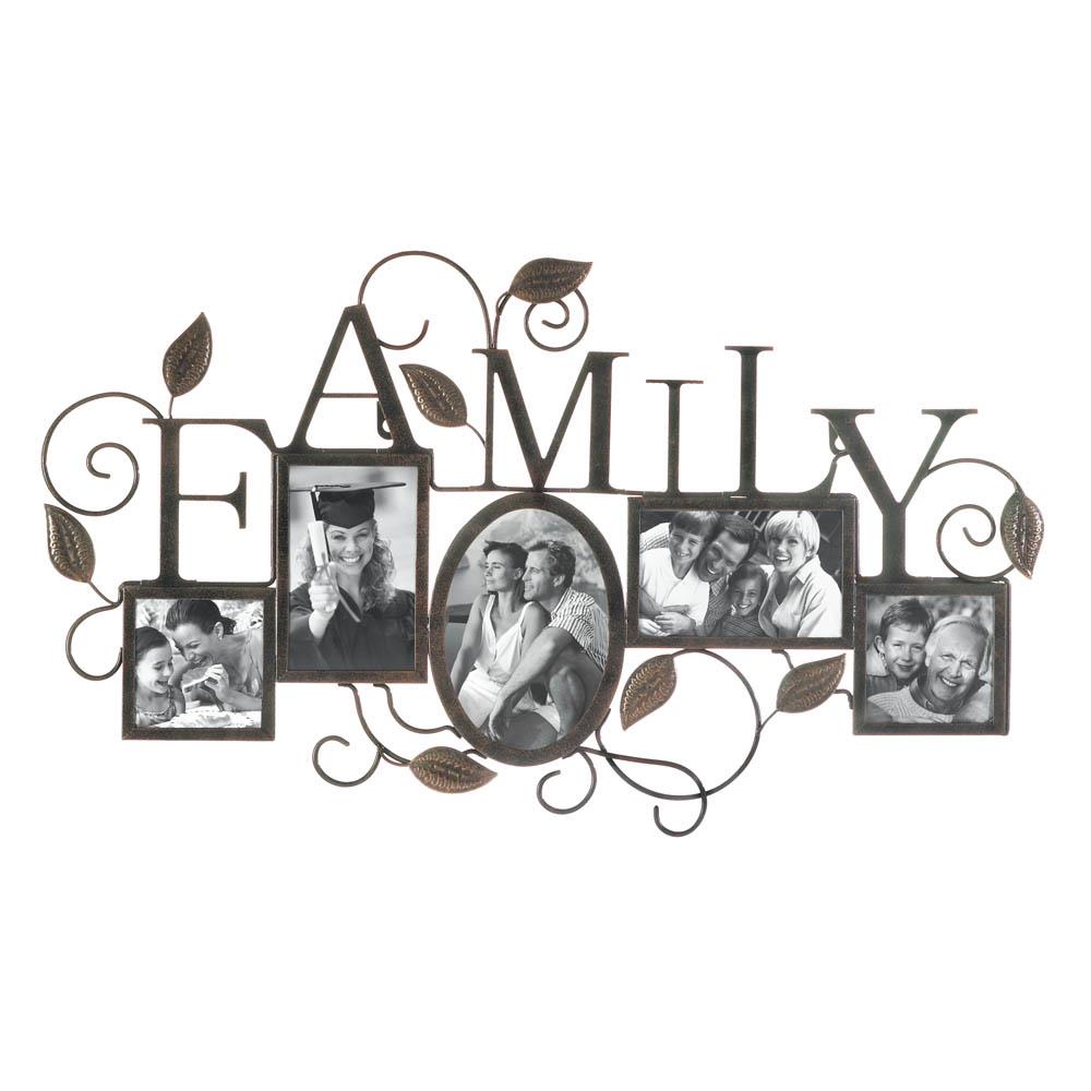 Picture of Accent Plus 10017860 5-Photo Family Wall Frame