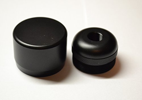 Picture of NTC NTC0006 0.62 x 24 MagLite D Cell Solvent Trap & Cap Combo - Threaded Adapter & Light Bulb End Cap