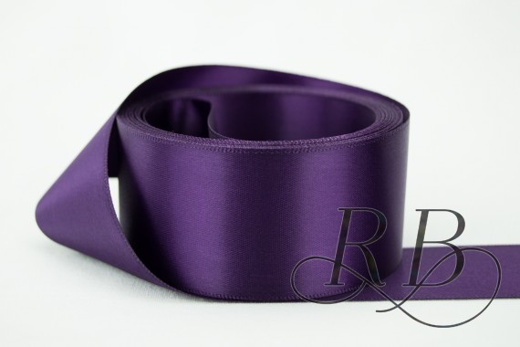 Ribbon Bazaar 4143 0.38 in. Double Faced Satin Ribbon, Grappa - 50 Yards
