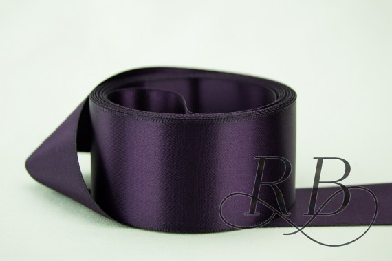 Ribbon Bazaar 4739 0.38 in. Double Faced Satin Ribbon, Lapis - 50 Yards