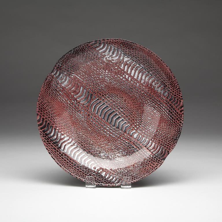 Red Pomegranate 2233-9 Snakeskin 12 in. Cognac Bowl