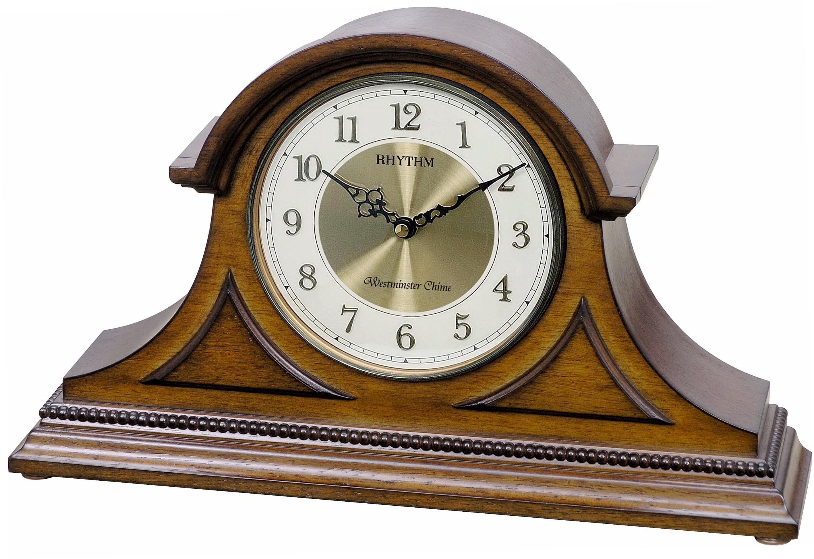 Wsm Remington ll Wooden Musical Clock -  Rhythm, RH451865