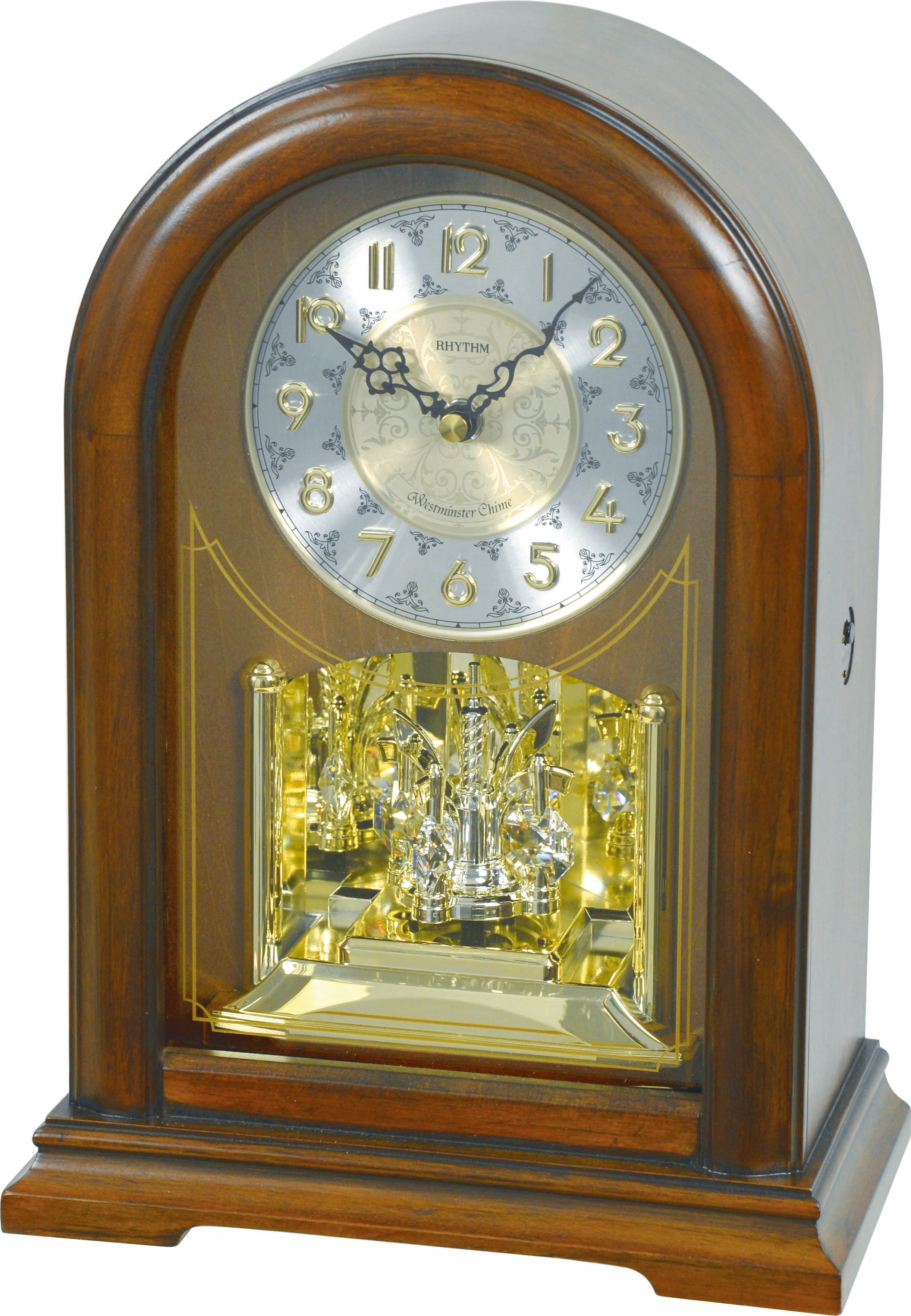 CRH234UR06 Wsm Orlando Wooden Musical Clock -  Rhythm