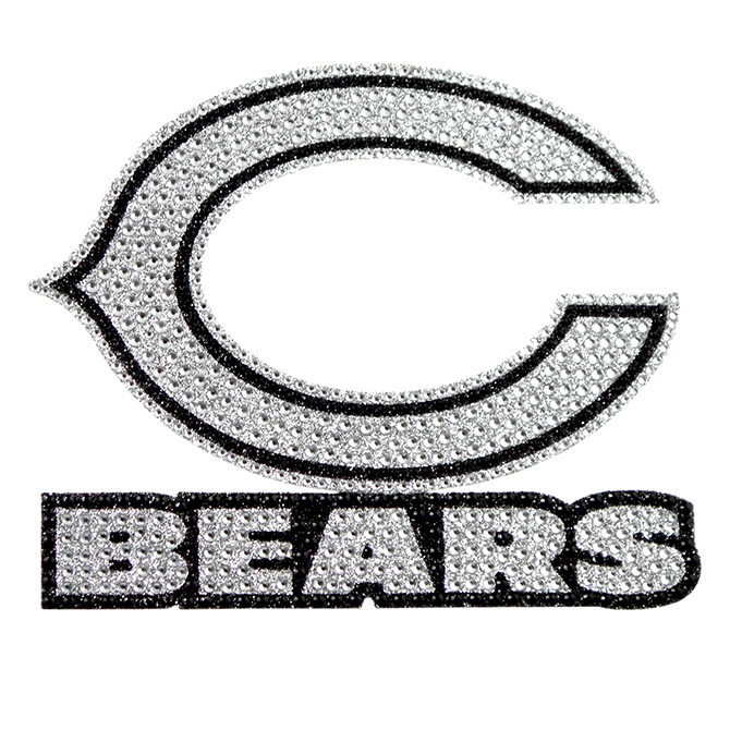Pro Mark BENF06 6 x 6 in. Chicago Bears Bling Emblem