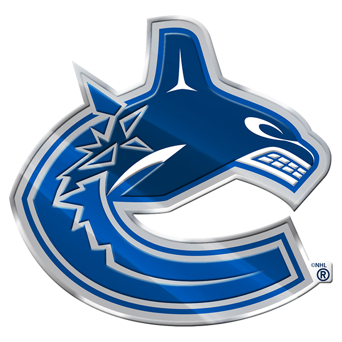 4 x 3 in. Vancouver Canucks Color Emblem 3
