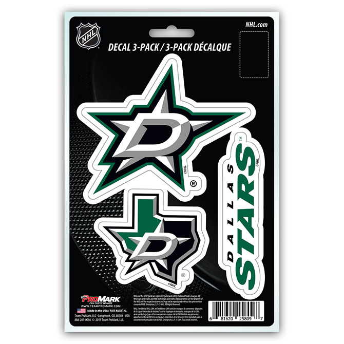 Pro Mark  Dallas Stars Decal - Pack of 3