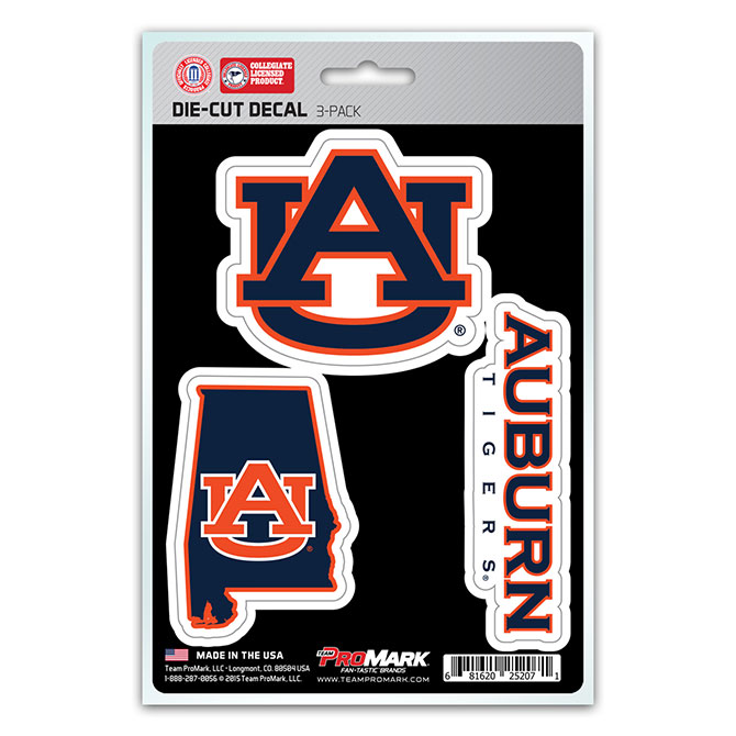 Pro Mark DST3U007 Auburn Decal - Pack of 3