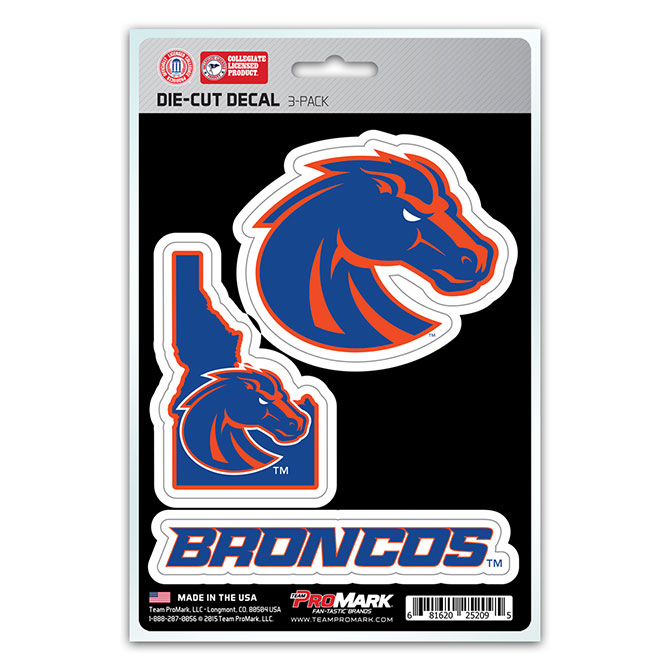 Pro Mark  Boise State Decal - Pack of 3