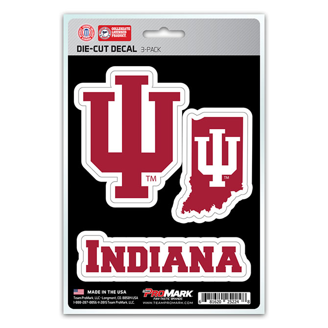 Pro Mark DST3U024 Indiana Decal - Pack of 3
