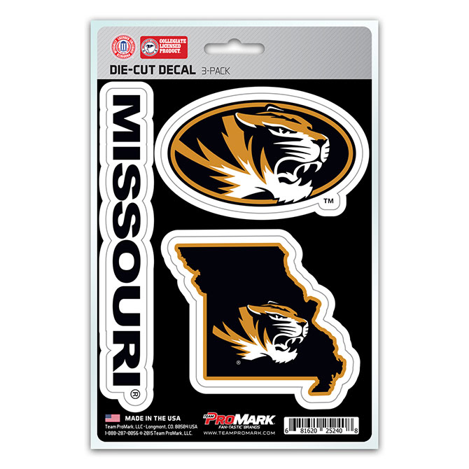 Pro Mark DST3U040 Missouri Decal - Pack of 3