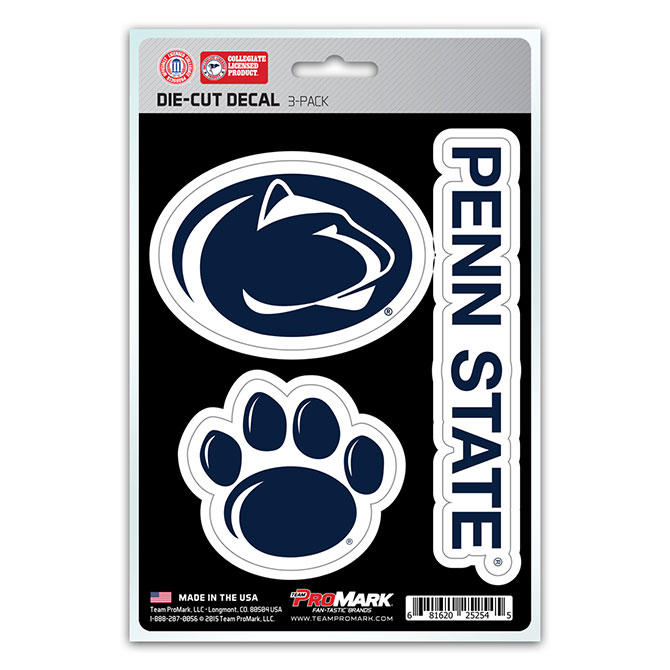 Pro Mark DST3U054 Penn State Decal - Pack of 3