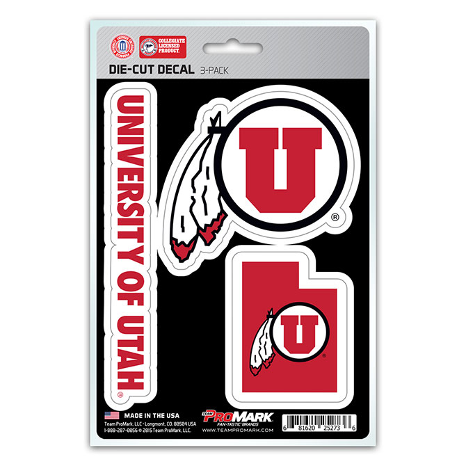 Pro Mark DST3U073 Utah Decal - Pack of 3