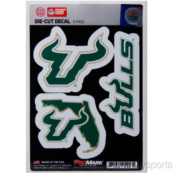 Pro Mark DST3U096 South Florida Decal - Pack of 3