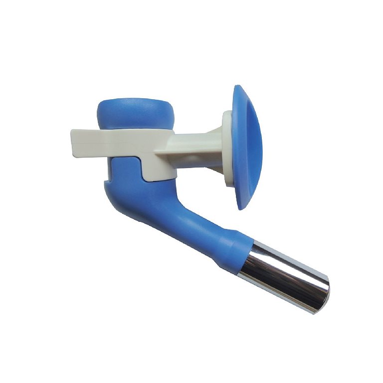 Picture of Choco Nose H570 Patented No Drip Large Dog Water Nozzle - Over 45 lbs - Blue &amp; White