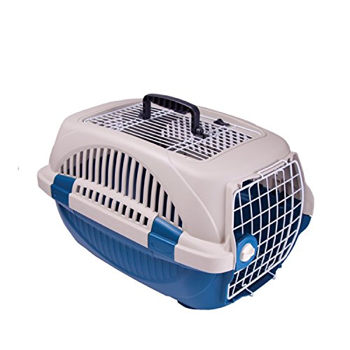 Picture of Choco Nose H315 12 lbs Durable Two Doors Open Top Pet Travel Kennel - 19.8 in. - Blue