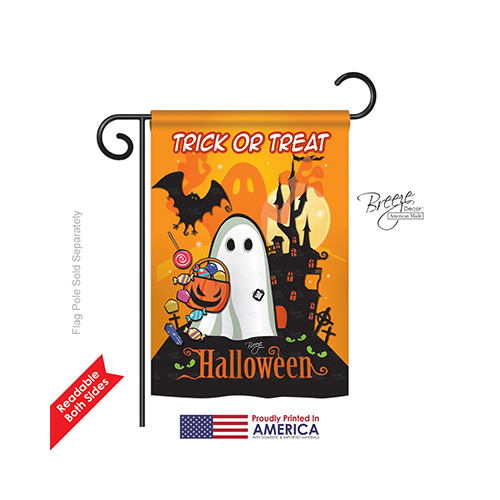 62051 Halloween Little Ghost 2-Sided Impression Garden Flag