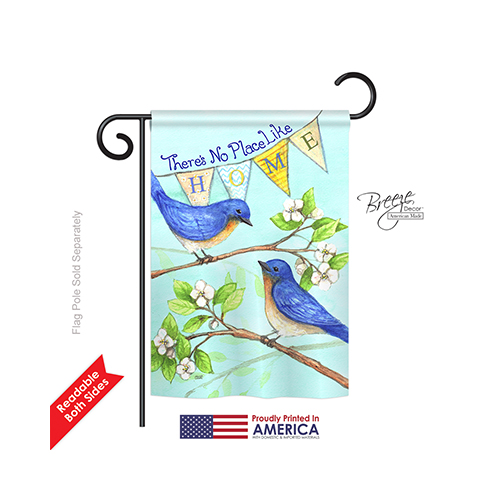 50059 Welcome Like Home 2-Sided Impression Garden Flag - 13 x 18.5 in.