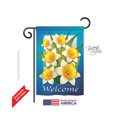 54070 Floral Daffodils 2-Sided Impression Garden Flag - 13 x 18.5 in.