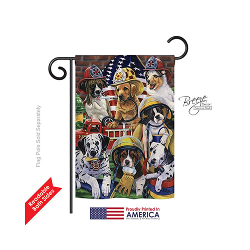 60048 Pets Hero Helpers 2-Sided Impression Garden Flag - 13 x 18.5 in.