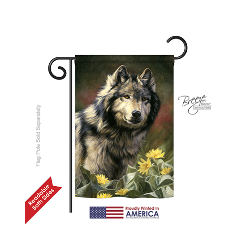 60083 Pets Wild Spirit 2-Sided Impression Garden Flag