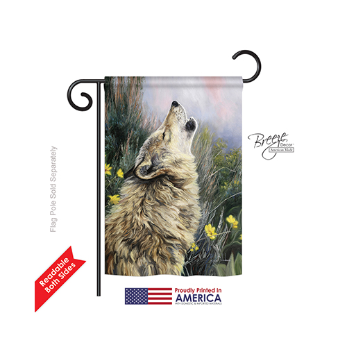 60059 Wildlife & Lodge The Call 2-Sided Impression Garden Flag