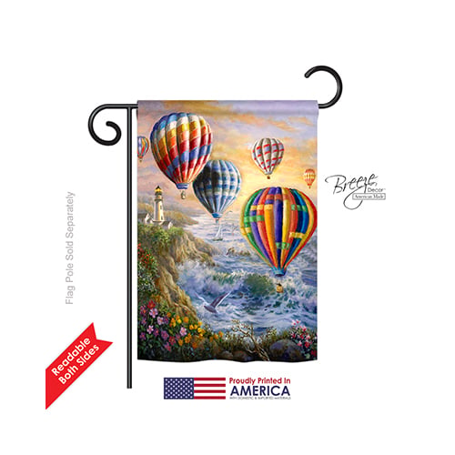 57048 Beach & Nautical Summer Glow 2-Sided Impression Garden Flag - 13 x 18.5 in.