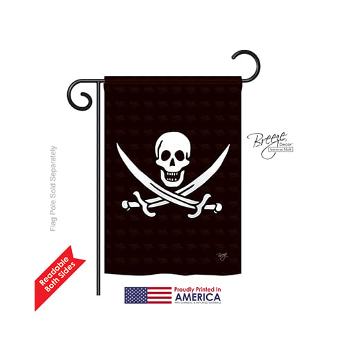 57031 Pirate Calico Jack Rackham 2-Sided Impression Garden Flag