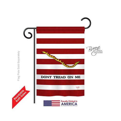 58174 Historic 1st Navy Jack 2-Sided Impression Garden Flag - 13 x 18.5 in.