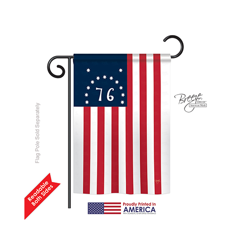 58233 Historic Bennington 2-Sided Impression Garden Flag - 13 x 18.5 in.