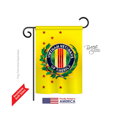 58235 Military Vietnam Veteran 2-Sided Impression Garden Flag - 13 x 18.5 in.